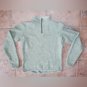 Arc'teryx Women's Mint Green Half-Zip Jacket